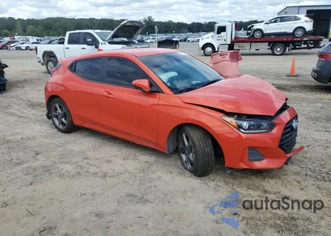 2020 Hyundai Veloster Base from USA, damaged, VIN KMHTG6AFXLU027939